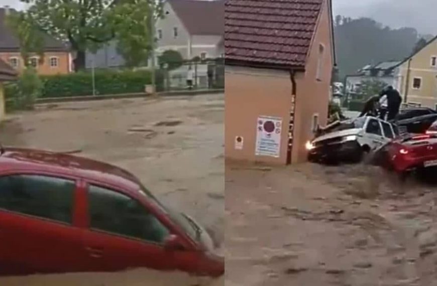 Haotične scene iz Austrije, pogledajte video: Voda nosila automobile, oštetila kuće i uništila biračka mjesta