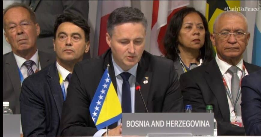 Denis Bećirović se obratio sa jasnim riječima u Švicarskoj: “Moram upozoriti da u Bosni i Hercegovini proruske snage ugrožavaju mir”