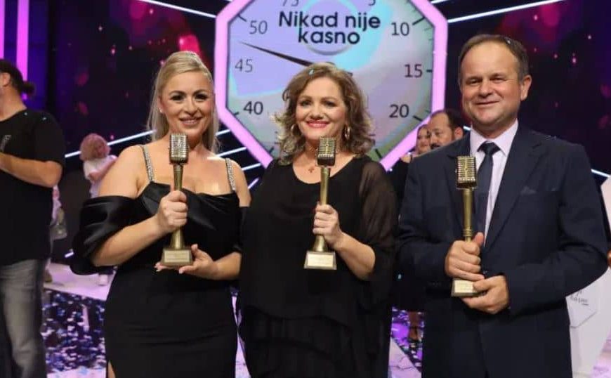Proglašeni pobjednici u superfinalu emisije “Nikad nije kasno”, njih troje su dobili najviše glasova